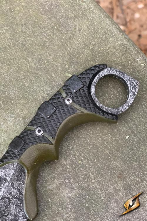 Tactical Throwing Knife Green 21 Cm Larp Gear