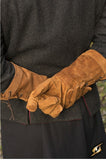 Leather Gloves - Brown - Medium