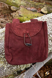 Leather Bag Thin Brown Large